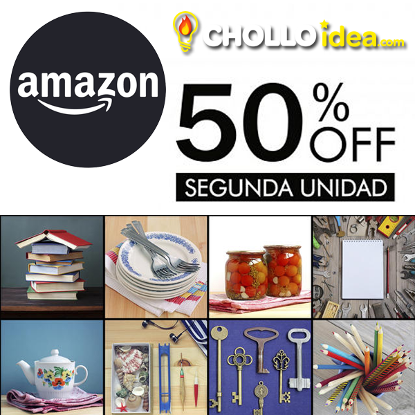 Ahorra el 50% en la segunda unidad en productos para el hogar