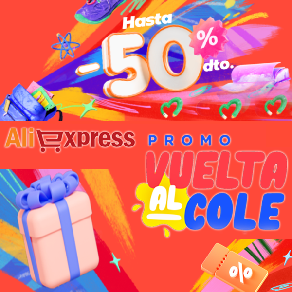 Vuelta al cole gran promo en Aliexpress
