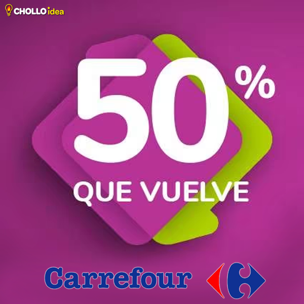 50% que vuelve en Carrefour, productos a mitad de precio