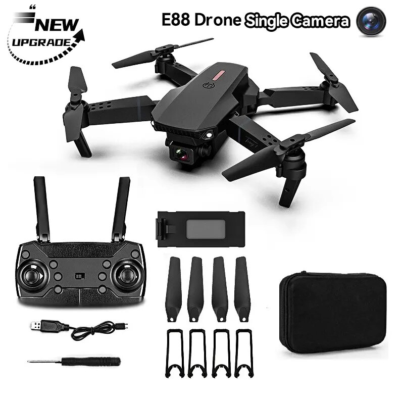 Mini dron plegable con cámara