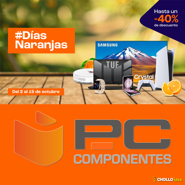 Descuentos de hasta el 40% en los días naranjas de PCComponentes