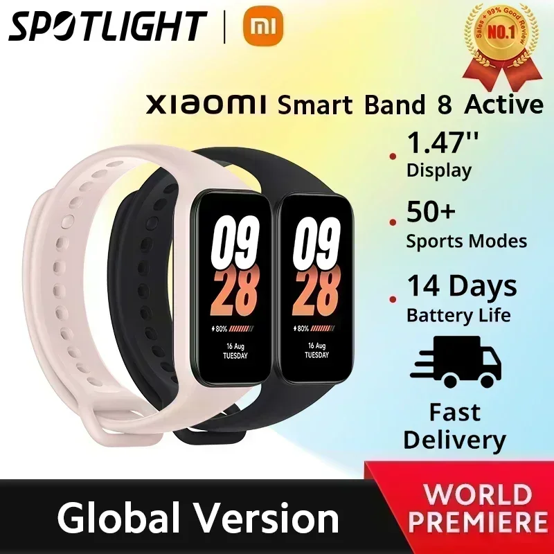 Xiaomi Smart Band 8 active con pantalla de 1,47″