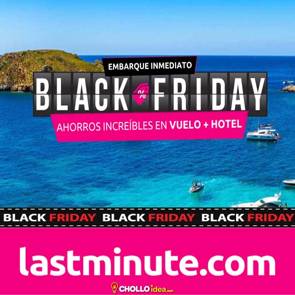 Viajes baratos en Lastminute con los cupones para el Black Friday