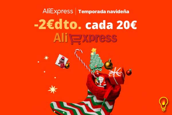 Temporada navideña en Aliexpress con cupones descuento