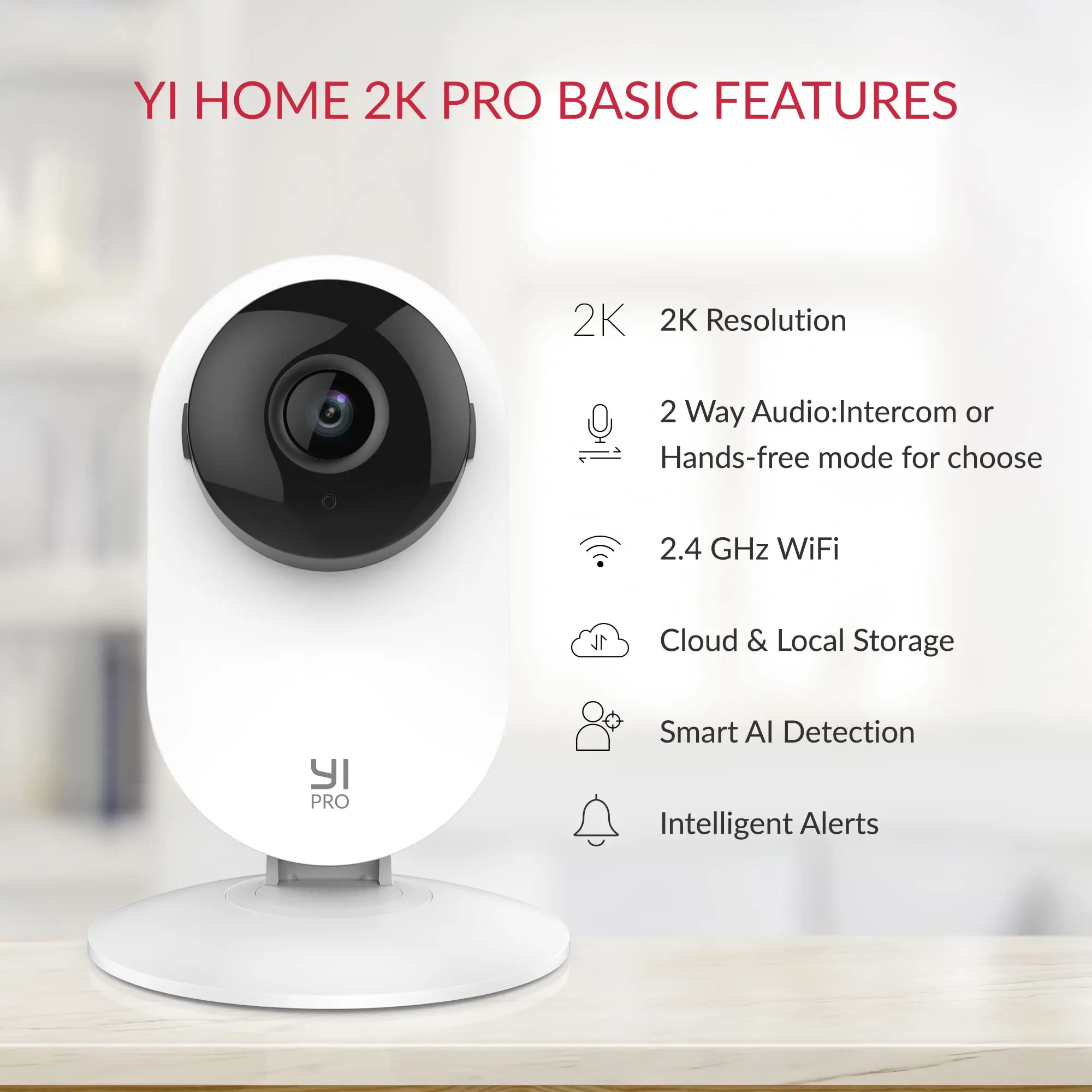 YI cámara de seguridad inteligente con Wifi