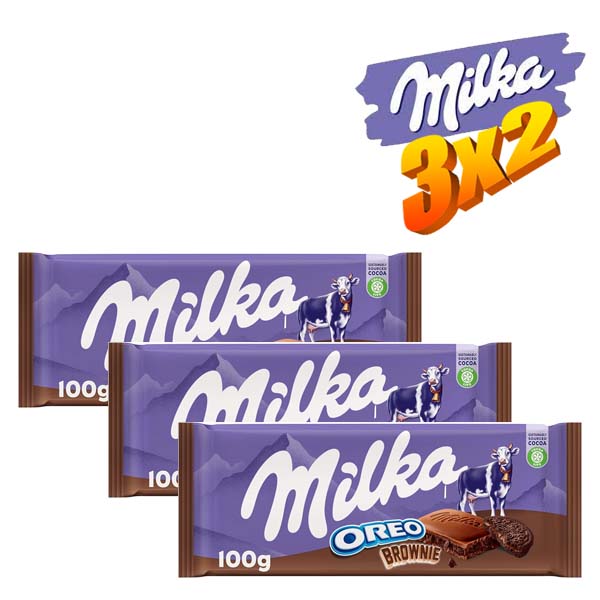 Promo Amazon 3×2 en Milka Oreo Brownie