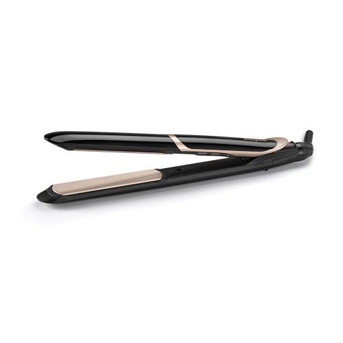 BaByliss ST393E Plancha de pelo profesional, iónica, placas flotantes extra largas de...