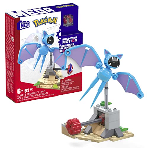 MEGA Construx Pokémon Vuelo en el desierto de Zubat Constructor de aventuras...