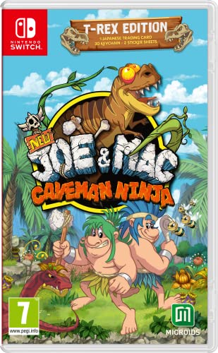 New Joe and Mac Caveman Ninja T-Rex edition juego para Nintendo Switch