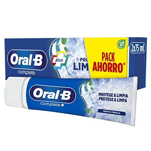 Oral-B Complete Plus Pasta Dentífrica 2 x 75 ml (el embalaje puede...