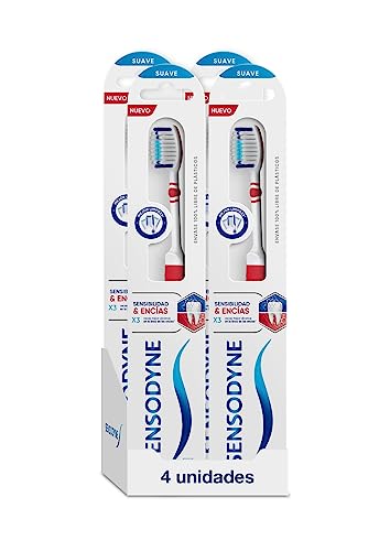 Sensodyne cepillo de dientes suave Pack de 4