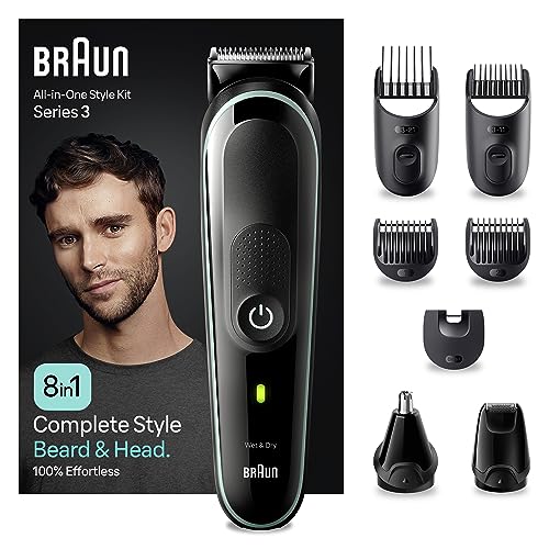 kit 8 en uno para cortar el pelo, barba y mucho más