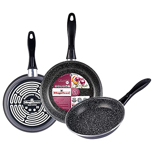 Magefesa lote 3 Sartenes en acero vitrificado