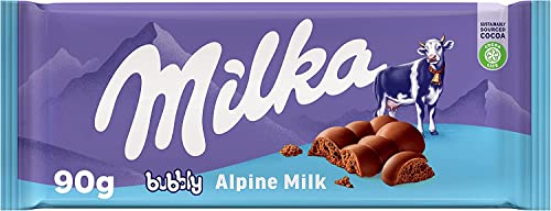 Milka Bubbly tableta de chocolate con leche