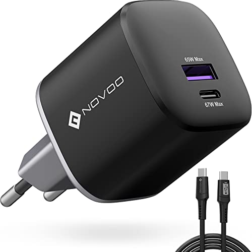Cargador rápido con dos puertos 67W + 65W