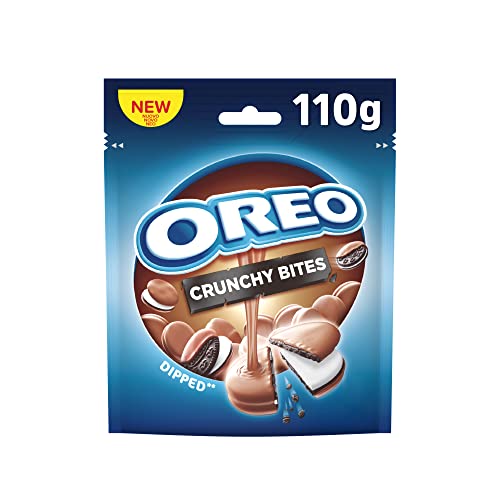 Oreo Crunchy Bites Mini Galletas de Cacao Rellenas de Crema Sabor Vainilla...