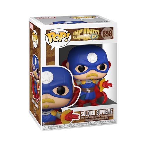 Funko Pop! Marvel: Infinity Warps - Soldier Supreme - Figura De Vinilo...