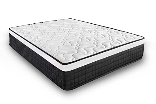 HOGAR24 ES Colchón Viscoelástico Reversible de Alta Gama BIOLUXE 3D,135x190cm