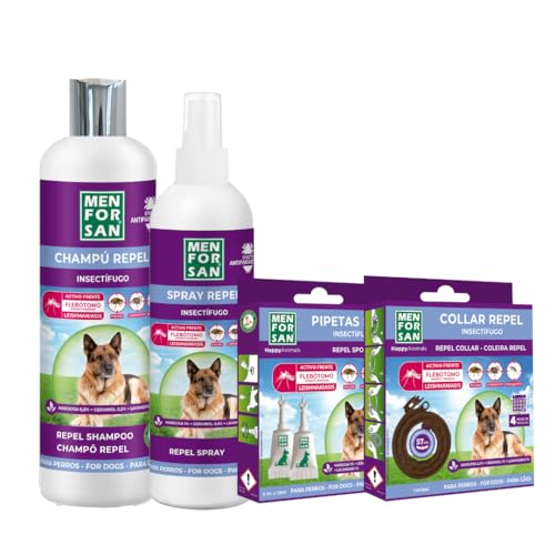 Protege a tu perro con esta pack natural antiparasitario