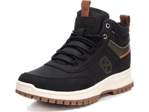 XTI 141801, Zapatillas Abotinadas Hombre, Negro, 41 EU