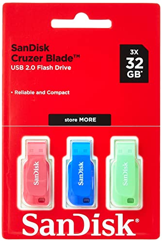 Memoria USB SanDisk 32 GB pack 3 unidades
