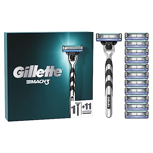 Gillette Mach3 maquinilla + 12 cuchillas