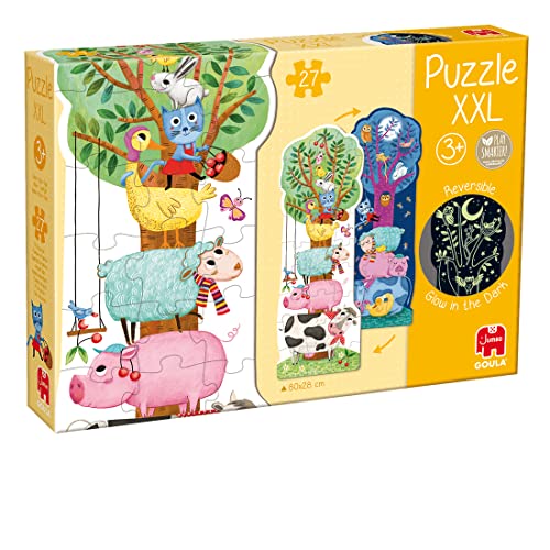Goula Reversible Luz-Puzle XXL para niños-A Partir de 3 años Puzzle (Jumbodiset...
