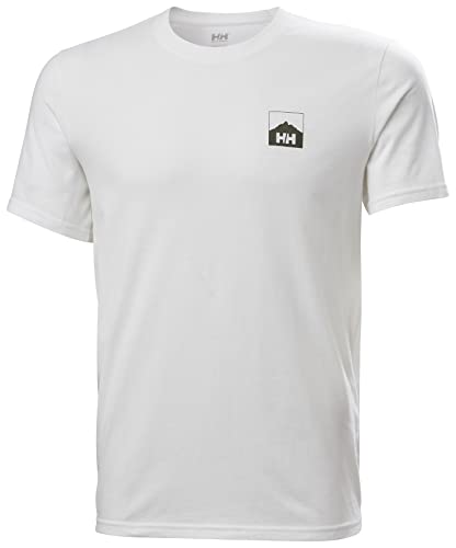 Helly Hansen Nord Graphic HH-Camiseta, 002 White, XX-Large para Hombre
