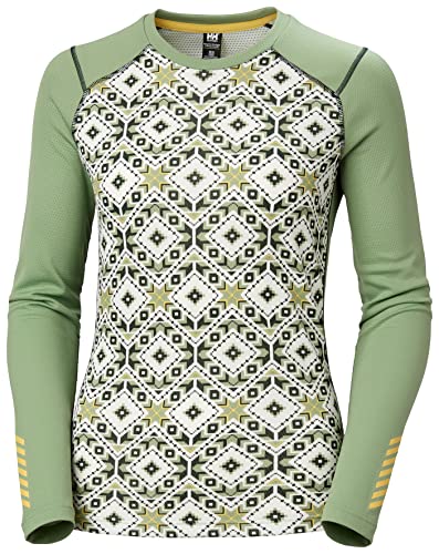 Helly Hansen W Lifa Active Graphic Crew, Camisa Mujer, Azul (Blue), M
