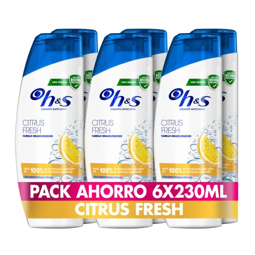 H&S champú anticaspa pack de 6 unidades