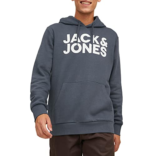 Jack & Jones Jjecorp Logo Sweat Hood Noos Capucha, Ombre Blue, M para Hombre