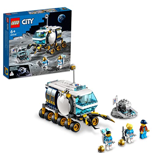 LEGO 60348 City Vehículo de Exploración Lunar, Juguetes Espaciales para Niños de...