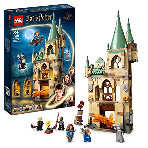 LEGO 76413 Harry Potter Hogwarts: Sala de los Menesteres, Castillo de Juguete...