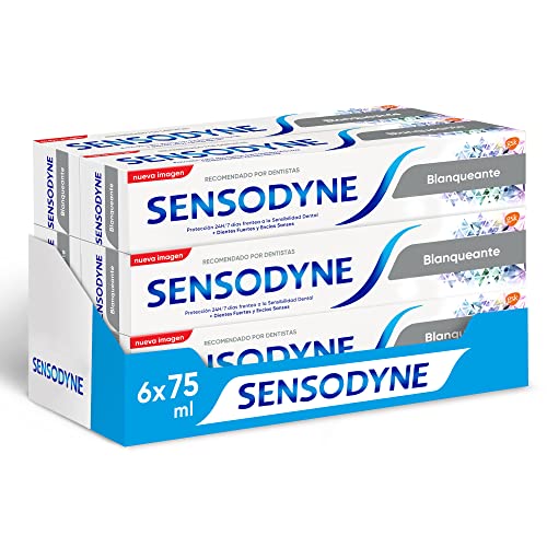 Sensodyne pasta de dientes blanqueante pack 6×75 ml
