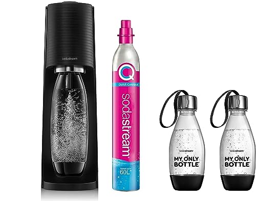SodaStream Terra Pack - Máquina Gasificadora de Agua Color Negro, Incluye 1...
